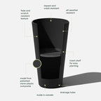 Veradek Demi Series Tall Planter - Image 2