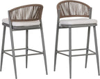 Christopher Knight Home Hearth 30.25" H Patio Barstools Set of 2, Woven Wicker - Image 5