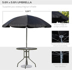 Outsunny 6 Piece Patio Dining Set - Image 3