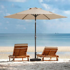 JEAREY 7.5FT Patio Umbrella Outdoor Market Umbrella - Image 9