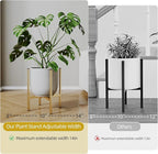 Plant Stand Indoor for 2 Height Options, Mid Century Modern Outdoor Planter - Image 7