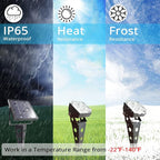 Solar Spotlights Outdoor Waterproof IP65 Landscape Spot Lights - Image 5