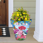 Briarwood Lane Geraniums in Bloom Large Planter - Image 2