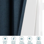 H.VERSAILTEX Primitive Linen Blackout Curtains - Image 4