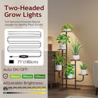 Corner Plant Stand with Grow Light - Image 6