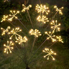 JJGoo Solar Garden Lights, New Upgraded 2 Pack Solar Swaying Starburst Light - Image 8