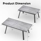 RoyalCraft Patio Expandable Table Dining Set - Image 2