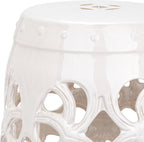 Safavieh Castle Gardens Collection Imperial Vine Antique White Glazed Ceramic - Image 5