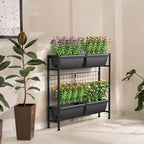 CADUKE Raised Planter Box, Plastic Raised Garden Bed - Image 7