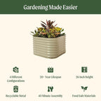 Vego garden 26" Extra Tall Raised Garden Bed Kits, 4 in 1 Modular Raised - Image 2