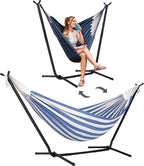 SUNCREAT 2-in-1 Convertible Free Standing Hammock by SUNCREAT
