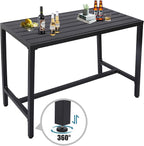 Outdoor Bar Table, Patio Console Pub Height Tables - Image 6