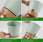 Plant Pots 6 PCS 5 inch Self Watering Planters High Drainage Flowers Pot - Image 6
