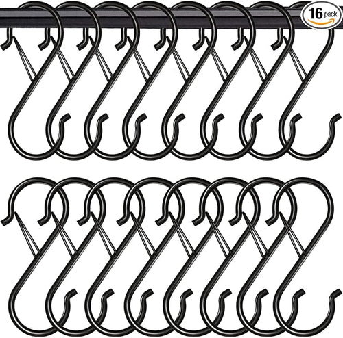16 Pack Heavy Duty S Hooks by Waitkey