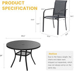 VICLLAX 5 Pieces Patio Dining Set - Image 7