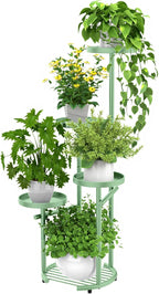 TOSKING 5 Tier Metal Plant Stand Indoor， Plant Shelf, Corner Shelf Flower Pot by TOSKINGESSENCE