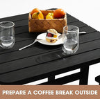 SERWALL 6 Pieces Outdoor Patio Bar Set - Image 2