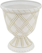 Arcadia Garden Products PL61BG Lattice Plastic Garden Urn, Classic Decorative - Image 2