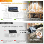 MIHANI Solar Lights Outdoor, Quick Charge Solar Motion Deck Lights Outdoor - Image 3