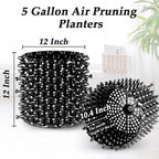 Air Pruning Planters 5 Gallon 6-Pack, Sturdy Plastic Roots Control Planter - Image 5