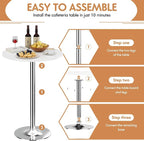 Shahoo Round Bar Table, Cocktail Table - Image 4