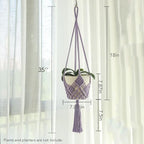Hanging Planter with Patterns - Image 3