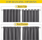 NICETOWN 2 Panels Outdoor Curtains - Image 2