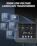 DEWENWILS 300W Low Voltage Landscape Transformer - Image 6