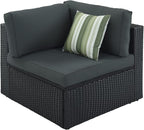 Merax 7-Piece Outdoor Wicker Sectional Sofa Set, Modular Rattan Conversation Set - Image 10