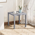 Crestlive Products Outdoor Side Table, Small Square Metal End Table Easy - Image 7