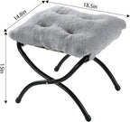 15" Foldable Foot Stool Ottoman - Image 6