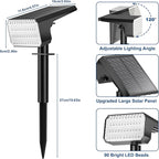 LANSOW Solar Spot Lights Outdoor Color Changing, 2 Pack/7 Modes Waterproof - Image 8