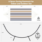 SUNCREAT 2 Person Hammock with Stand, Heavy Duty Free Standing Hammock with - Image 5