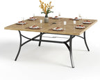 PHI VILLA Large Outdoor Patio Table by PHIVILLAThepioneerofcomfortablehouseholdsupplies