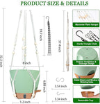 Hanging Planter for Indoor Plants 8 Inch, 2 Pack Self Watering Hanging Baskets - Image 3