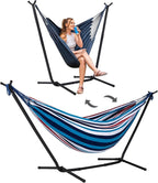 SUNCREAT 2-in-1 Convertible Portable Double Hammock by SUNCREAT