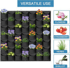 49 Pockets Hanging Planter Bags, Hanging Vertical Wall Mounted Plant Planting - Image 5