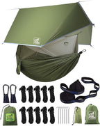 Miztli Camping Hammock with Net and Rain Fly, Portable Lightweight Outdoor by MIZTLI