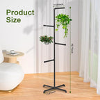Hanging Plant Stand, Plant Hanger Indoor, Corner Hanging Plant Stand, Living - Image 2