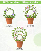 3 Pcs Different Sizes Metal Hoya Trellis, Small Round Indoor Plant Trellis - Image 6
