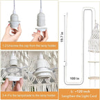 Macrame Plant Hanger Shelf Hanging Rope Shelf Indoor - Image 7