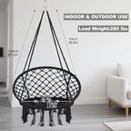 Goutime Hammock Chair, Macrame Hanging Indoor Swing Chairs - Image 2