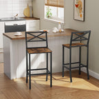 Bar Stools, Kitchen Breakfast Bar Chairs, Easy Assembly, - Image 4