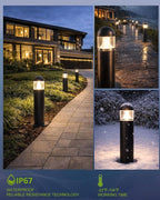 6 Pack Low Voltage Landscape Pathway Lights, 12V LED Bollard Light IP67 - Image 3