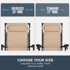 Best Choice Products 30” Wide Folding Zero Gravity Outdoor Recliner Patio - Image 4