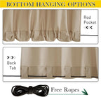 NICETOWN Canvas Outdoor Curtains - Image 3