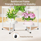 LASZOLA 7 Tiered Folding Plant Stand Indoor - Image 5