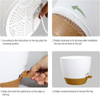 Large Self Watering Pots, 12/10/9 Plastic Planters - Image 5