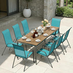 MAMIZO Patio Dining Chairs, Stackable All Weather Teslin Chair, Heavy Duty - Image 9