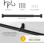 Kenney KN90001 1" Weaver Indoor/Outdoor Rust-Resistant Curtain Rod - Image 7